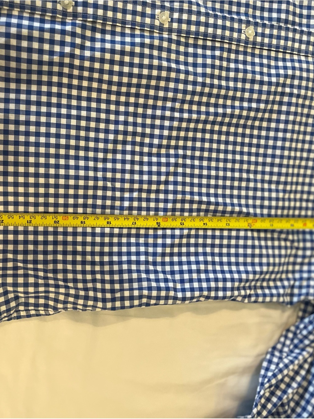 Lauren Ralph Lauren Blue Gingham Button-Up Shirt - Women’s - Picture 8 of 8